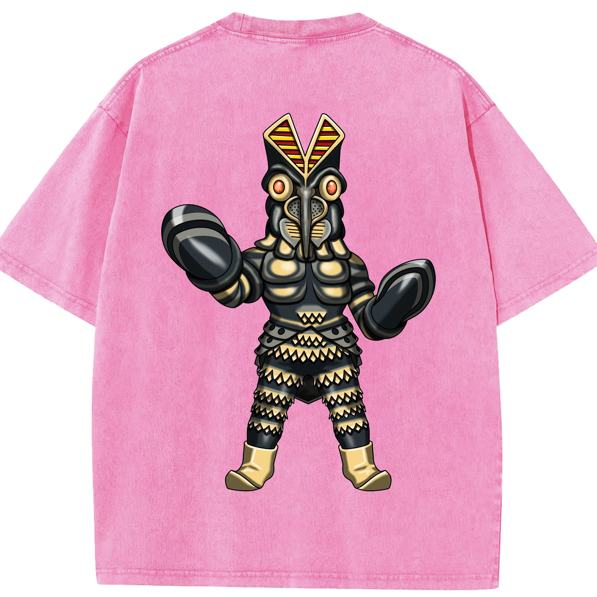 （画像用） ウルトラマン Ultraman 綿100% ヴィンテージ風 半袖Tシャツ（背面プリント）